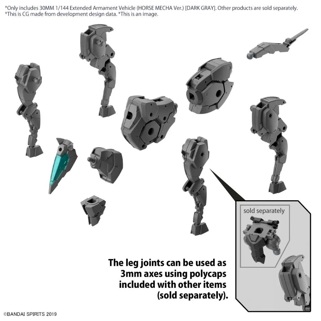 30MM - 1/144 Extended Armament Vehicule (Horse Mecha) Dark - Model Kit